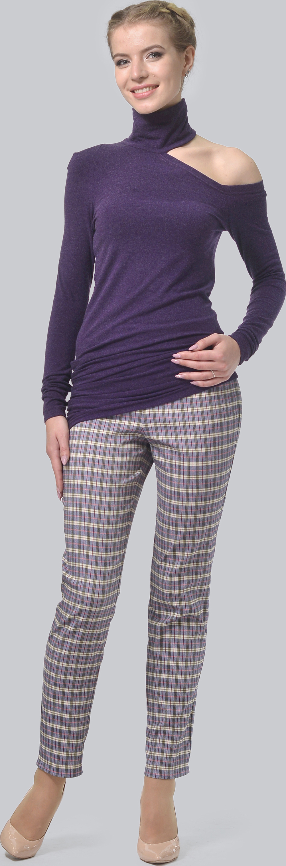 

Гольф Agata Webers Д-099025АТ XXL (52) Фиолетовый