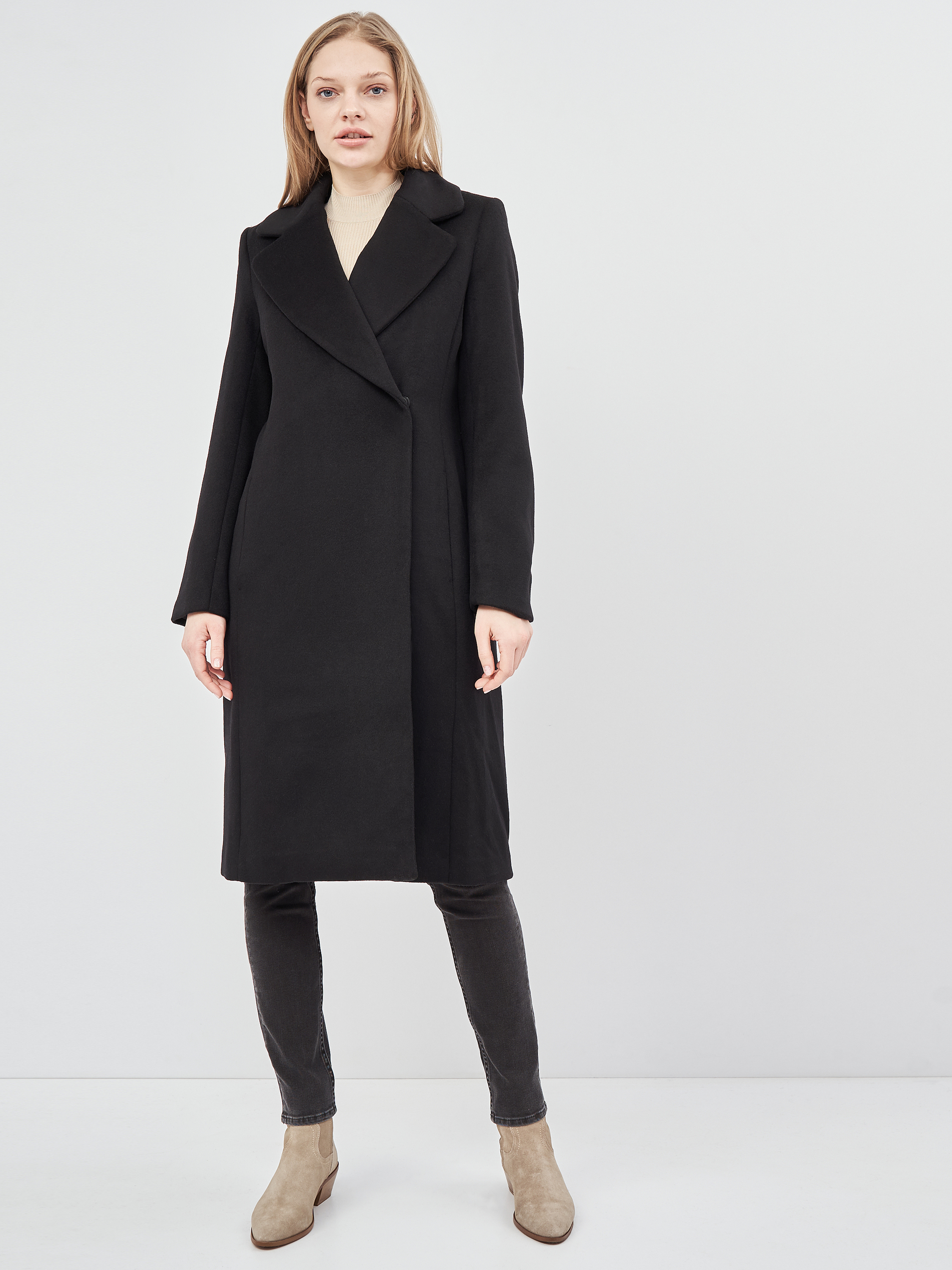 

Пальто H&M 2210-5341811 36 Черное