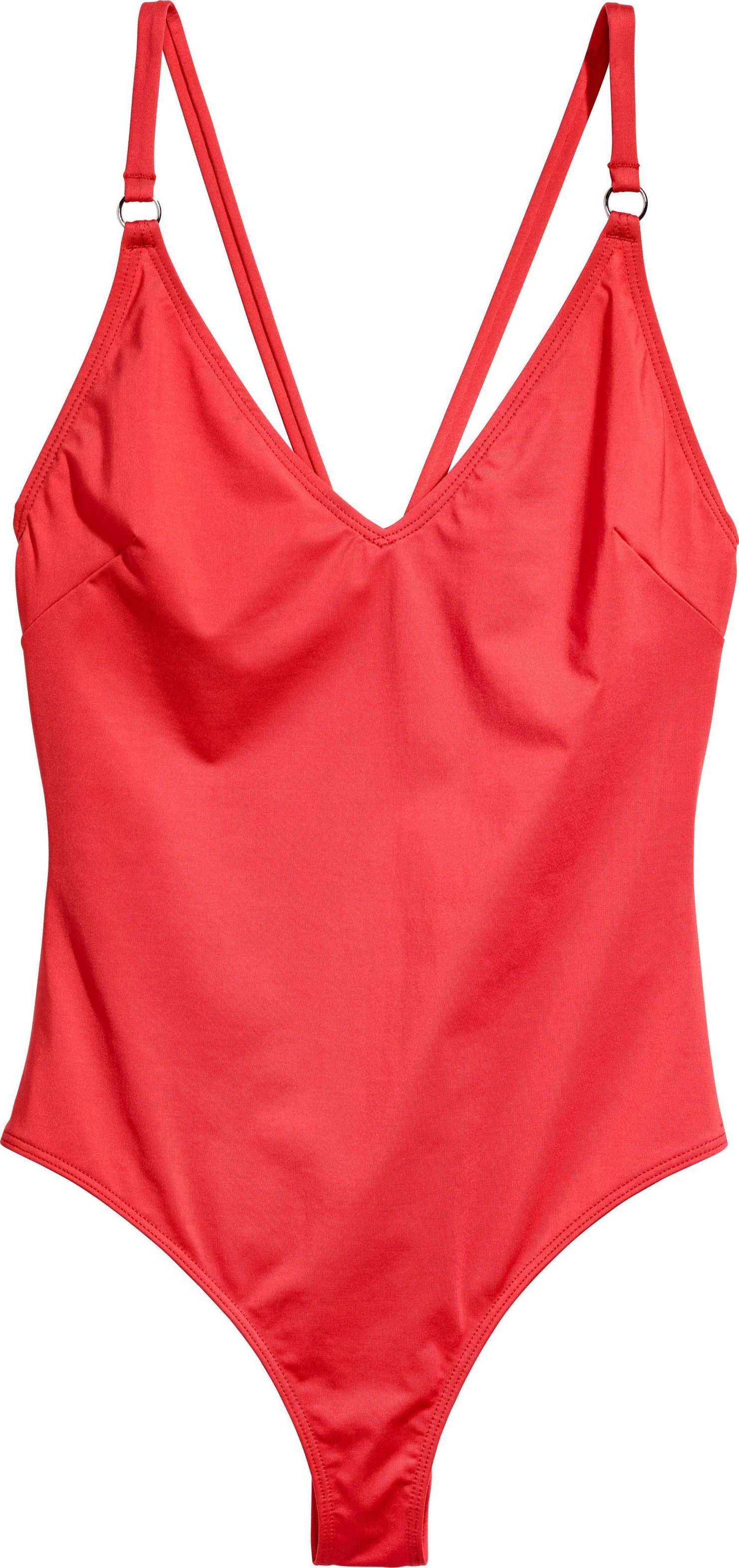 

Купальник слитный женский H&M 6064426 44 Красный
