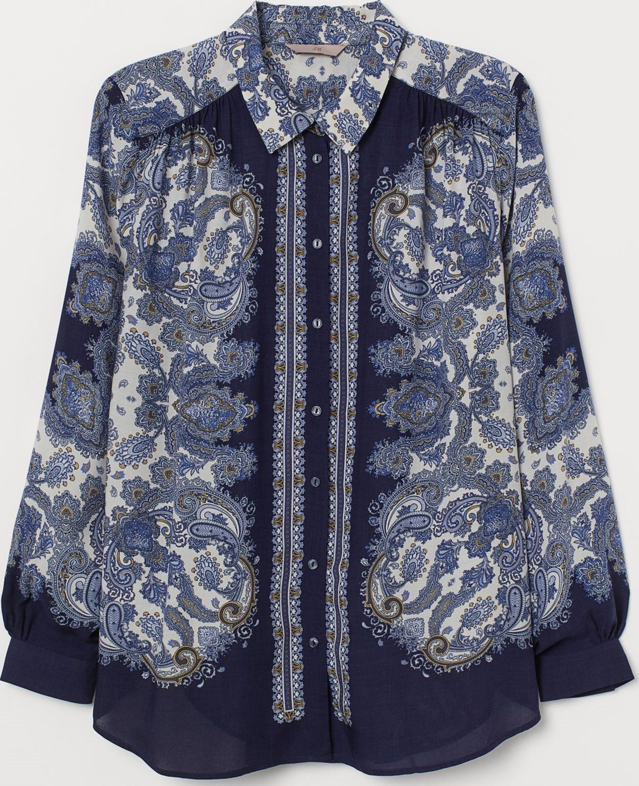 

Рубашка H&M 0759633-9 50 Темно-синяя
