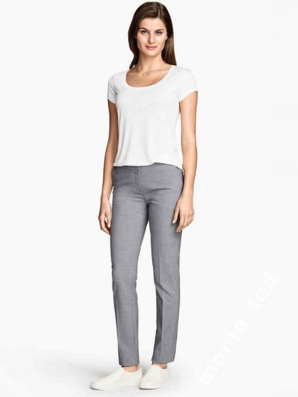

Брюки H&M 0230435-1 38 Серые