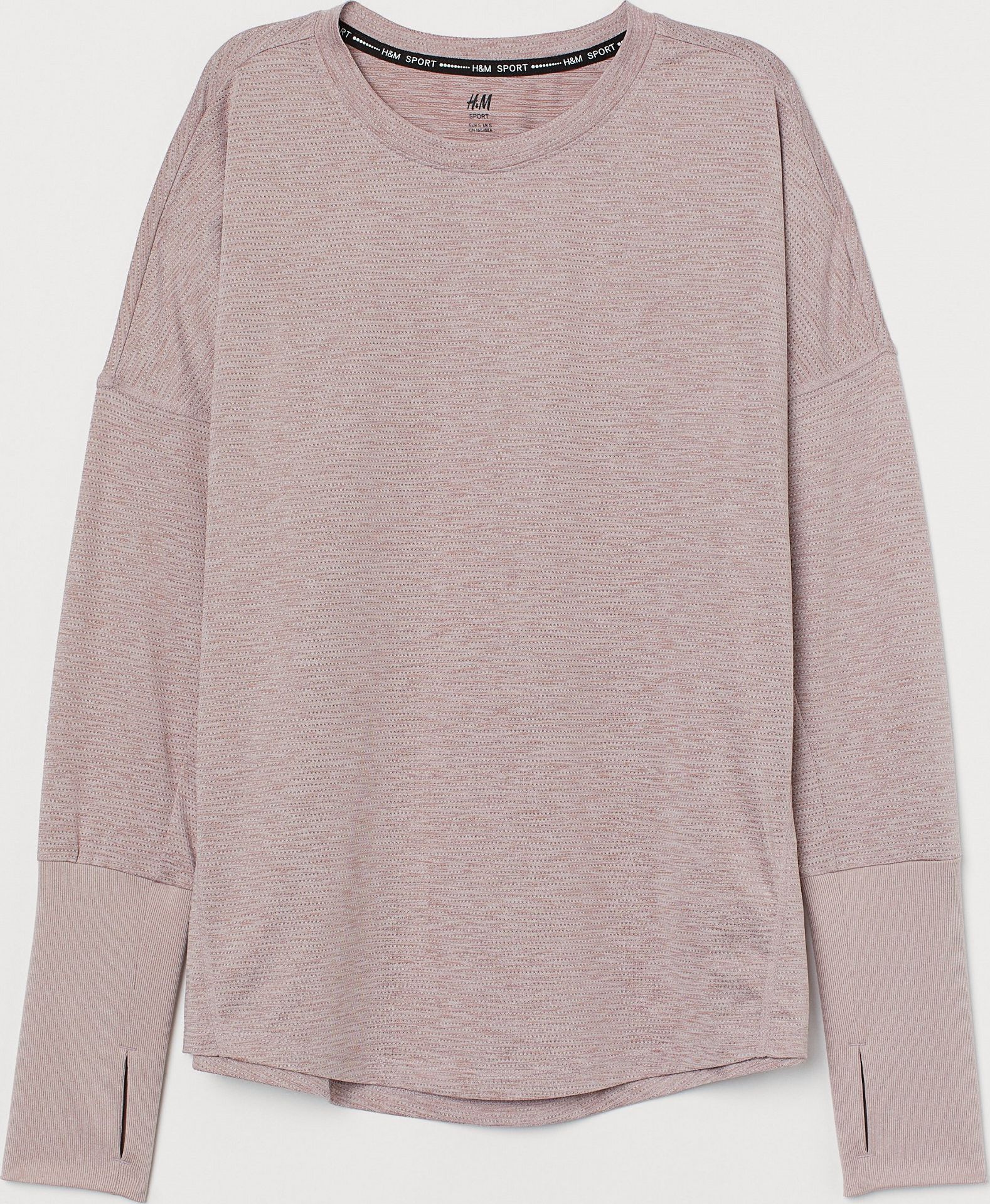 

Лонгслив H&M 0678707-0 S Розовый