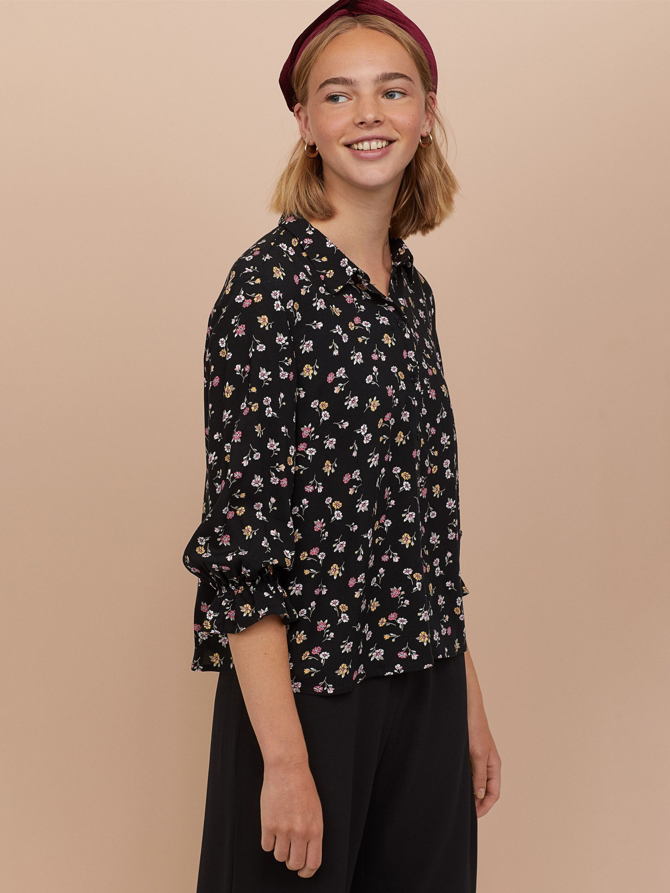 

Рубашка H&M 0759392-0 44 Черная