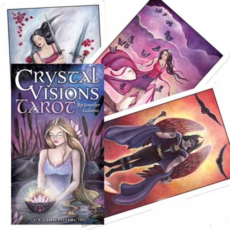 

Карты Таро Кристального Видения U.S. Games Systems Crystal Visions Tarot (CV78)