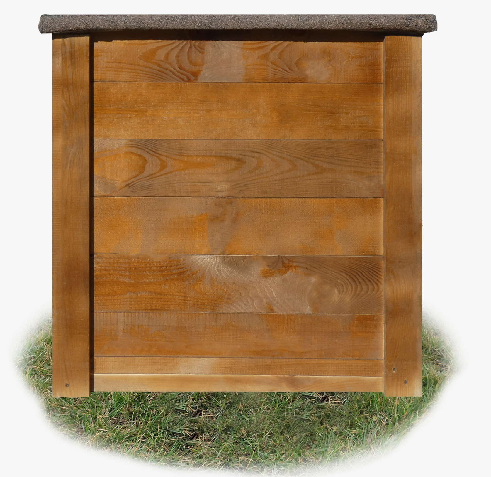 

Деревянная будка №4 для гиганских пород собак до 30 кг утепленная 105*86*85 см сосна