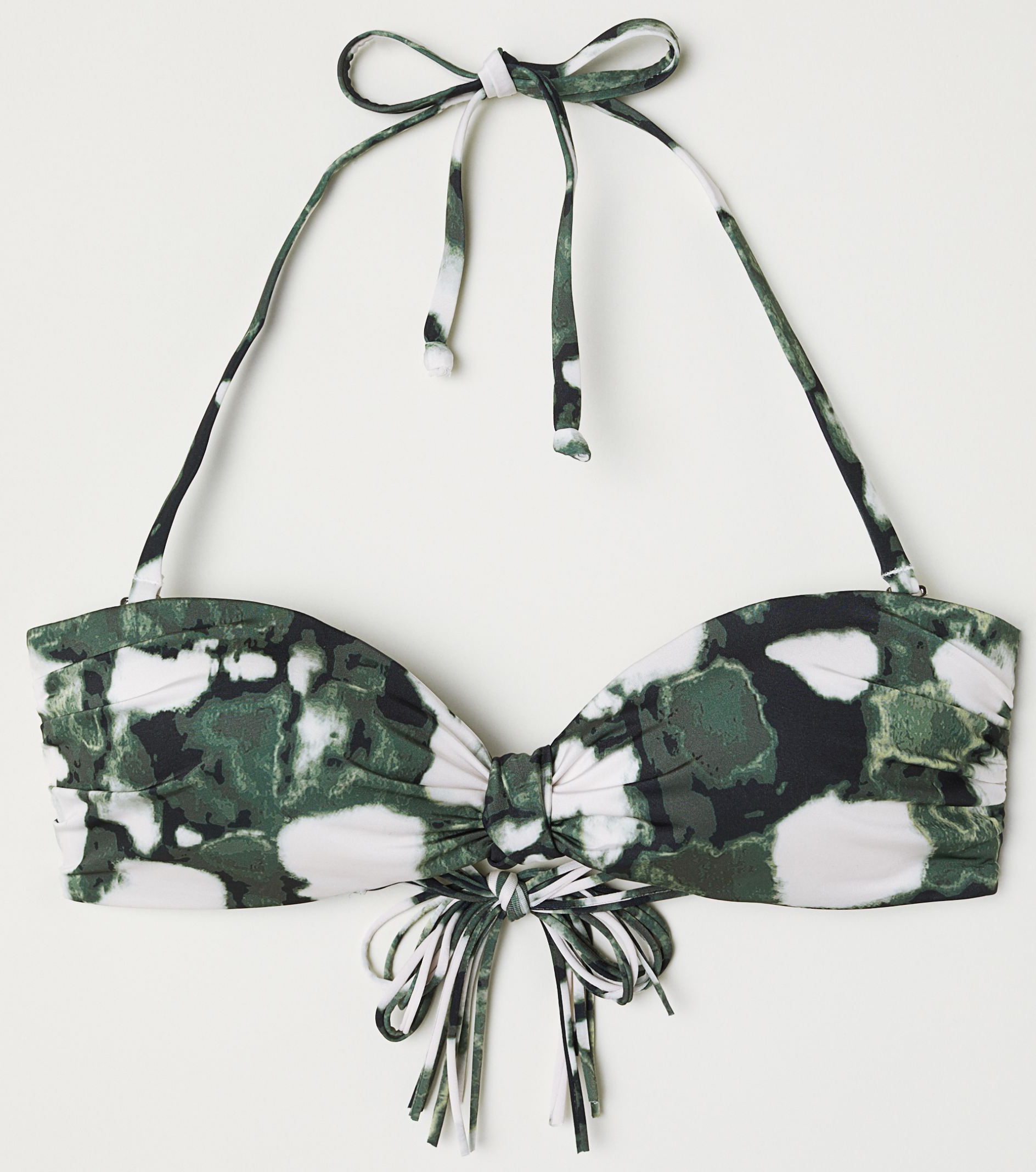 

Верхняя часть купальника H&M 6496847 44 Зеленая/Рисунок