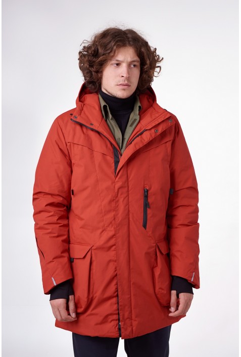 

Зимова парка (куртка) мембранна S-cape Winter Parka Bossa Nova чоловіча Червона S