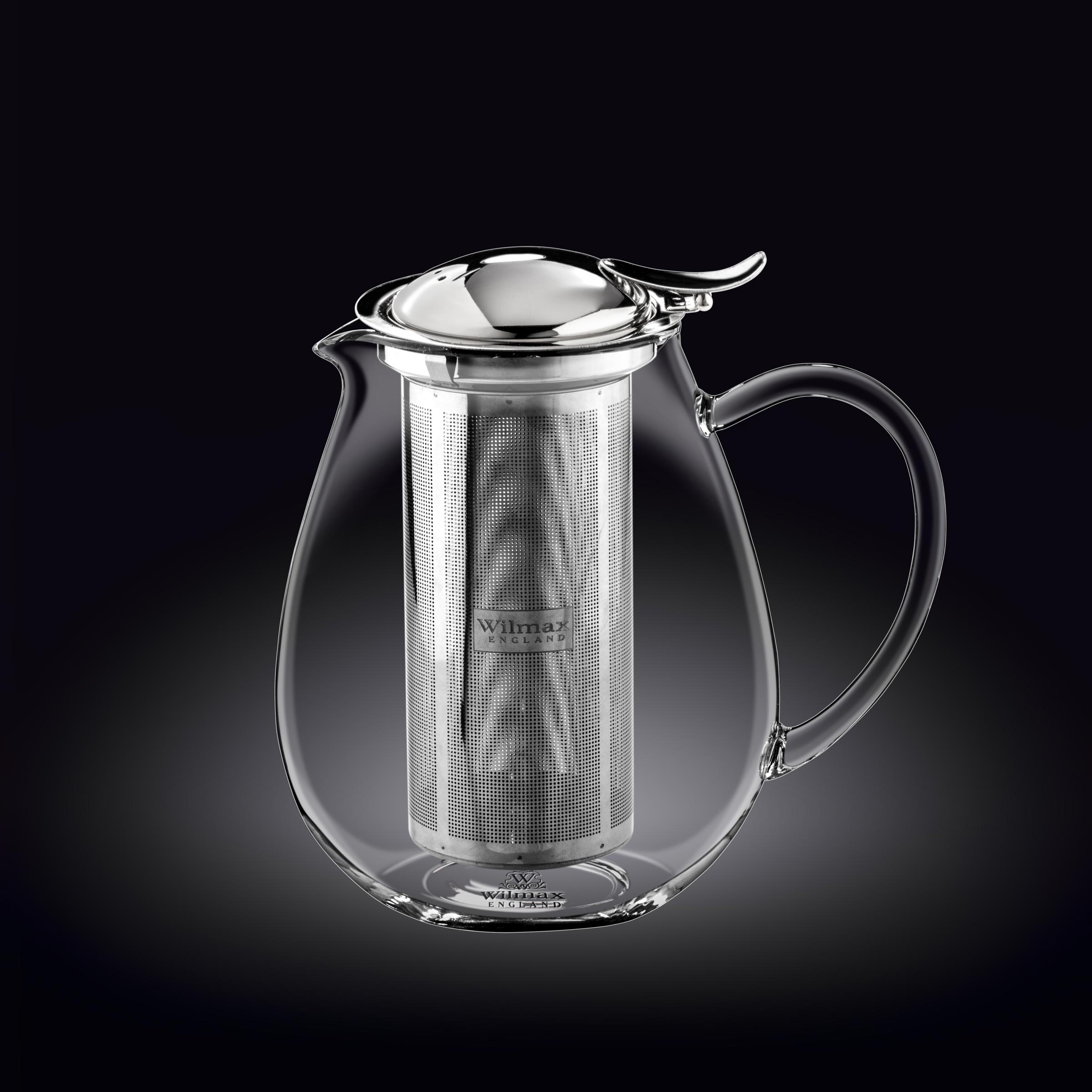 

Заварочный чайник с ситечком Wilmax Thermo Glass 1300 мл (WL-888803)