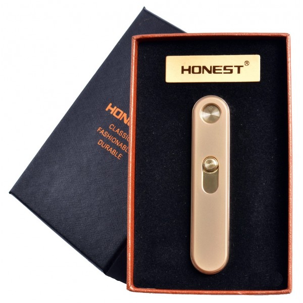 

USB зажигалка в подарочной упаковке "Honest" (спираль накаливания) №4825 Gold