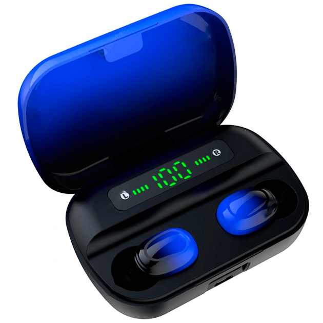 

Беспроводные наушники Bluetooth 5.0 на 5 часов TWS Q82 Gradient Синие (450161-1)