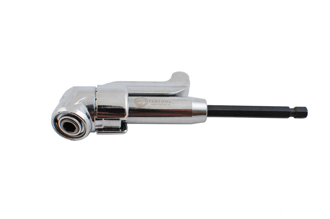 

Угловой адаптер Intertool VT-0106 для отверточных насадок 1/4"