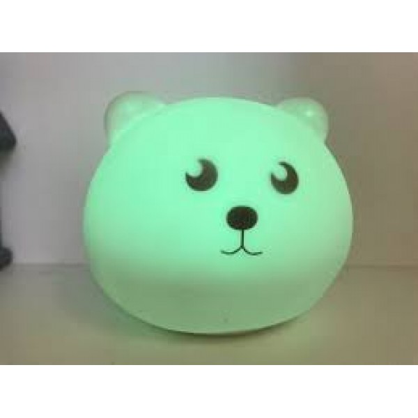 

Ночник силиконовый Мишка UTM (работает от сети, имеет акамулятор)
