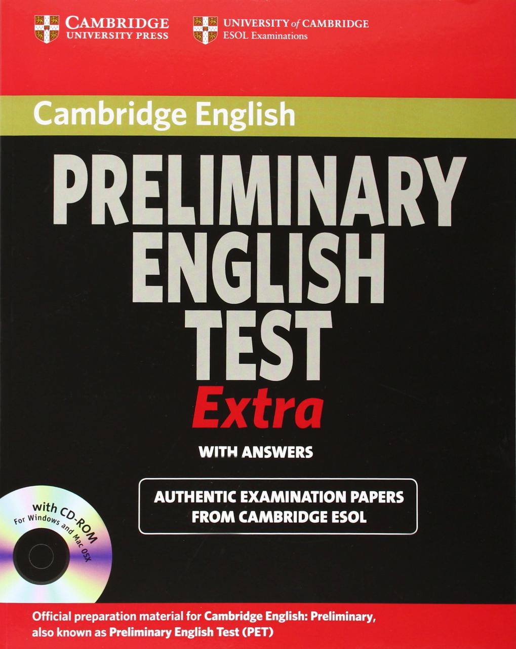 

Cambridge Preliminary English Test Extra Student's Book with Answers (+CD)