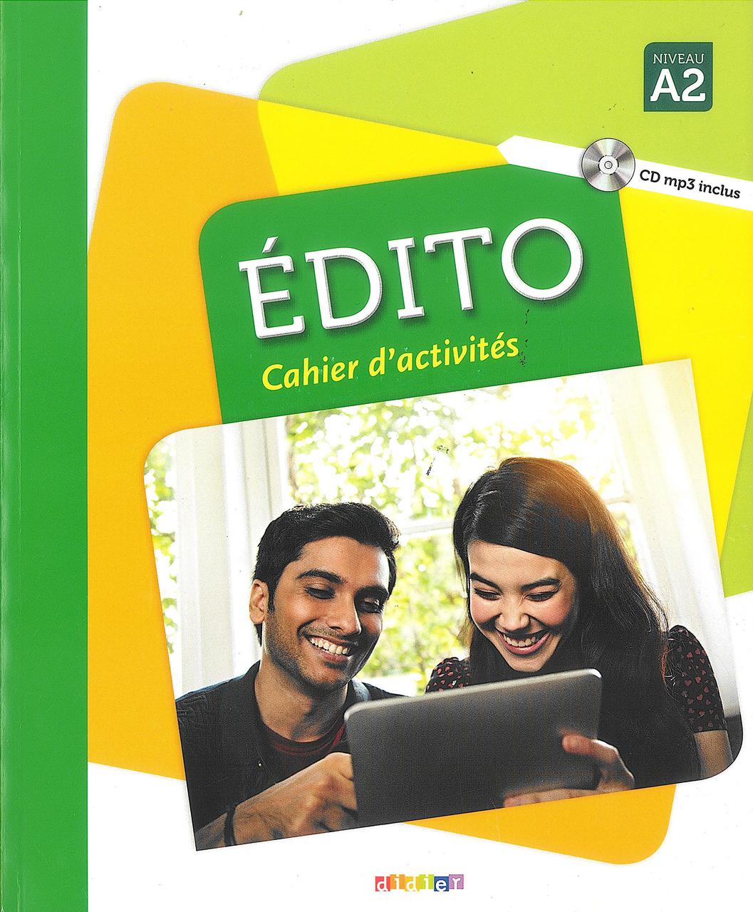 

Edito A2 Cahier dexercices + CD mp3