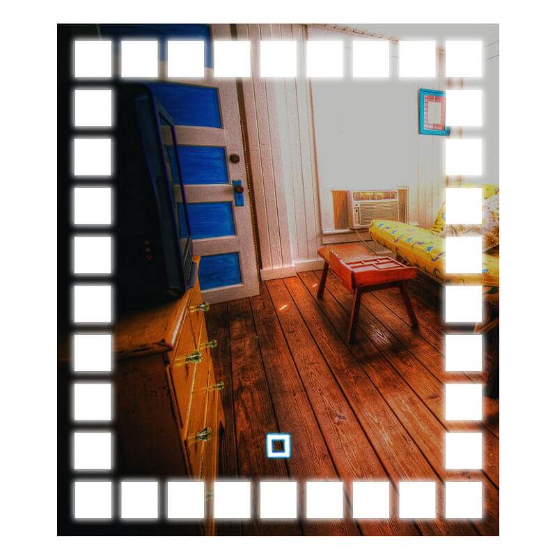 

Зеркало SmartWorld Vesta серия Smart с подсветкой LED прямоугольное 60x50x см (Smart-Vesta-50x60)