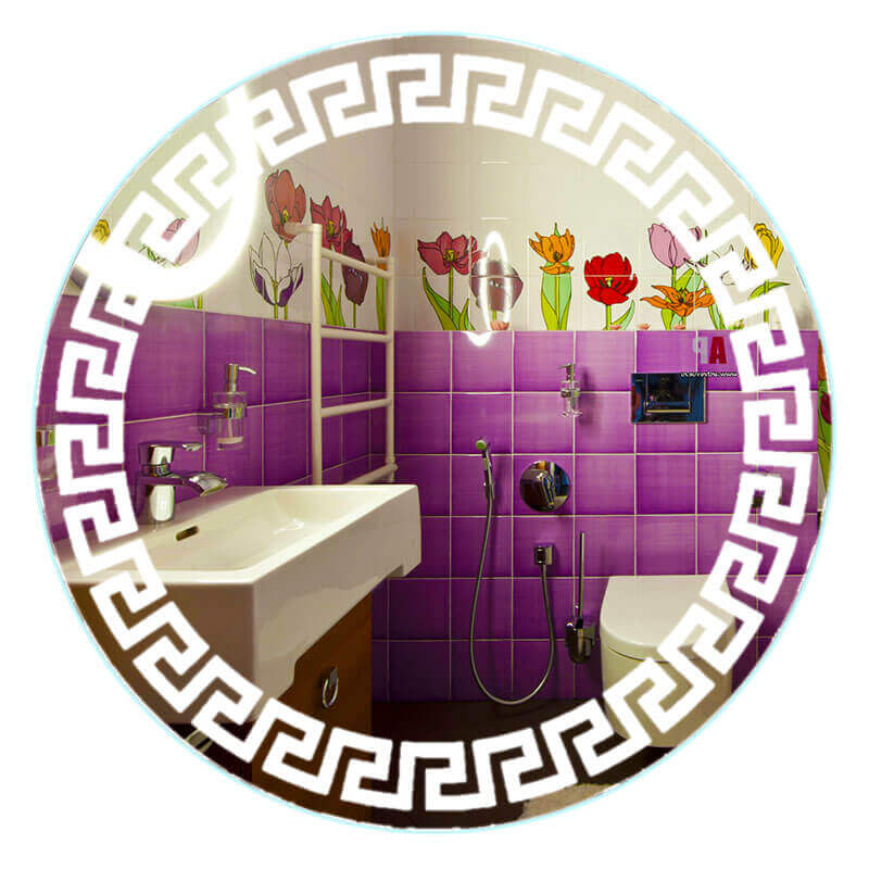 

Зеркало в ванную SmartWorld Milet серия Lite с подсветкой LED круглое 70x70x3 см (Lite-Milet-70x70)