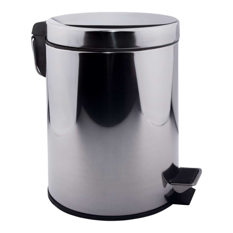 

Ведро для мусора Potato P412 с педалью 5 л POTP412 хром (55607)