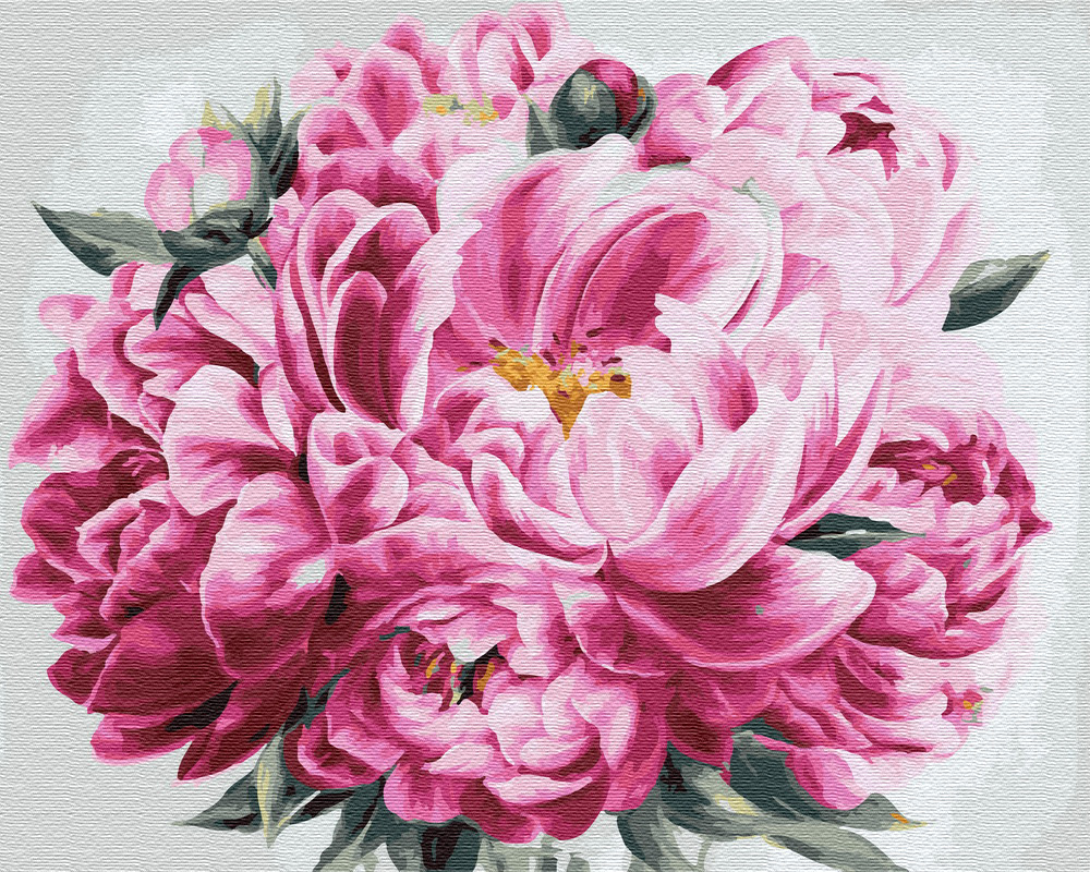 

Картина по номерам BrushMe Розовый пион, 40 х 50 см (BK-GX24600) (Без коробки)