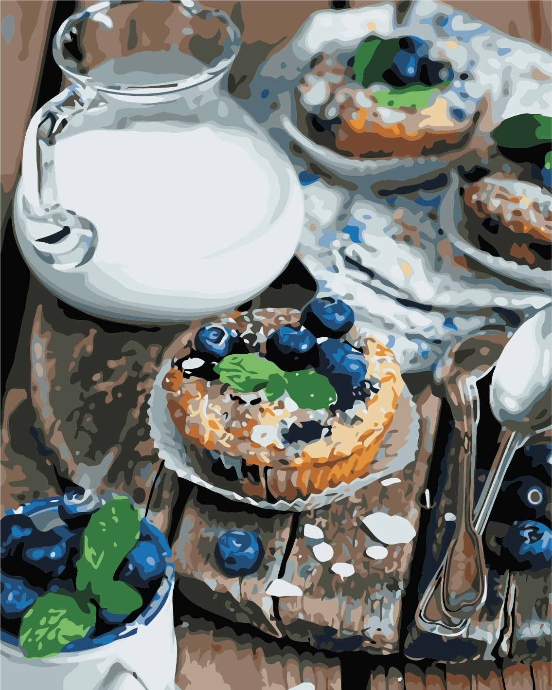 

Картина по номерам ArtStory Вкусный завтрак, 40 х 50 см (AS0458)
