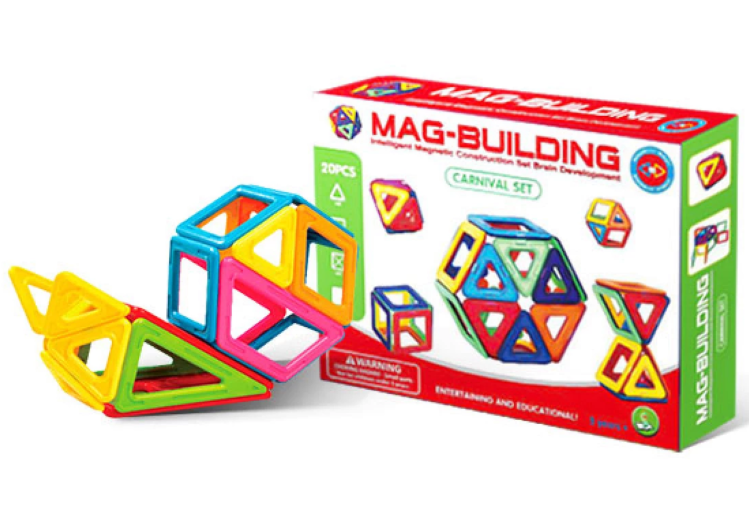 

Магнитный конструктор Mag building 20 pcs набор из 20 деталей