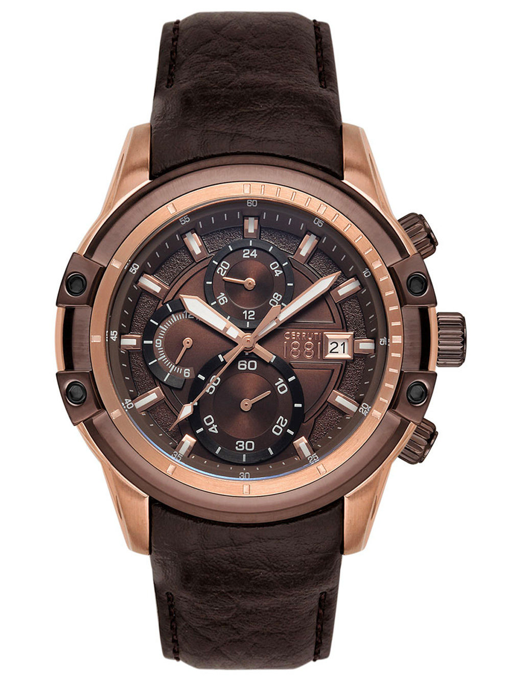 

Часы Cerruti CRA23502 Valdaone Chronograph 48mm 10ATM