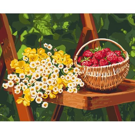 

Набір для розпису за номерами Идейка Літні дари 40х50 см (КНО5560-mt)