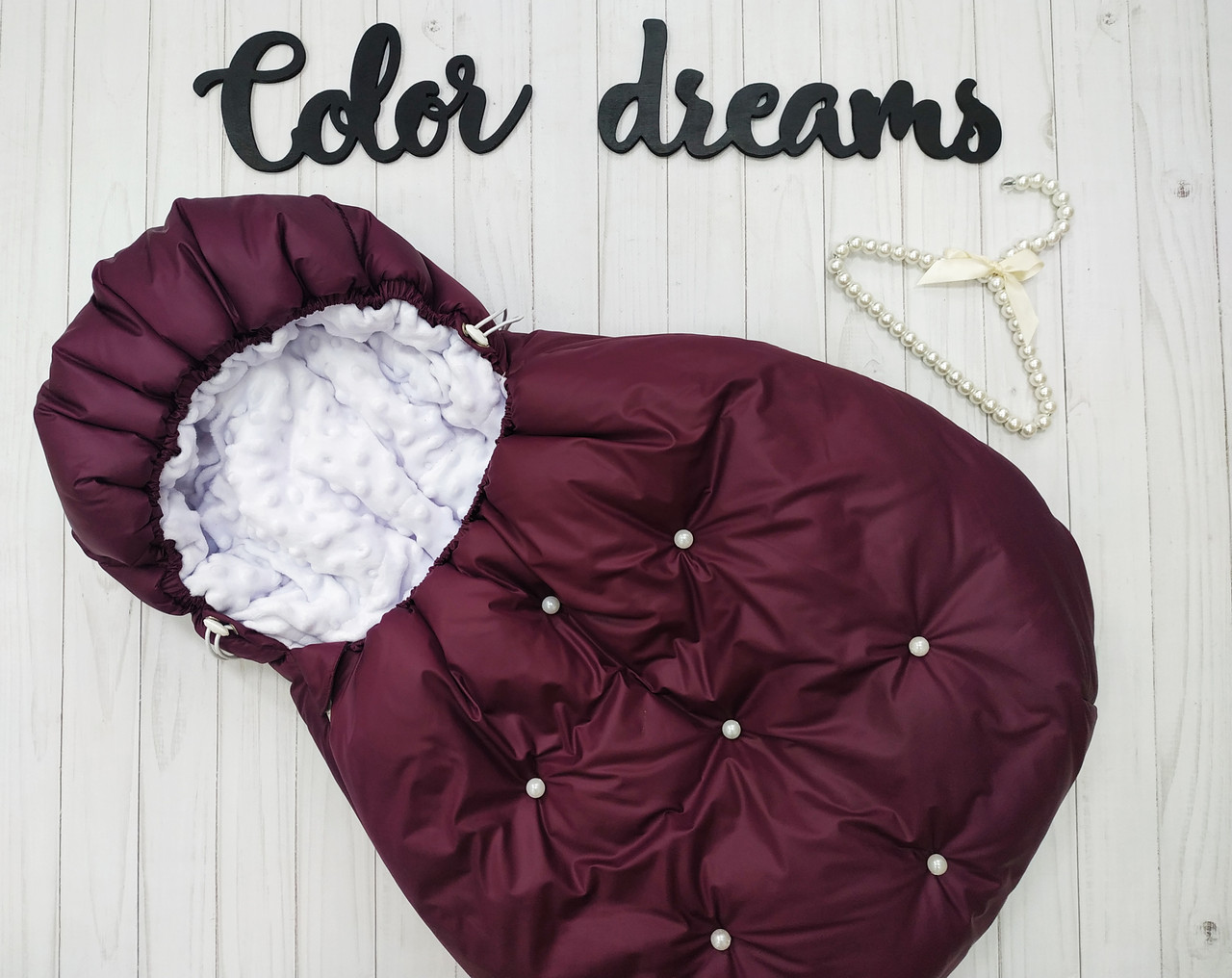 

Конверт для младенцев Color Dreams 62/1 75х90 см Бордовый