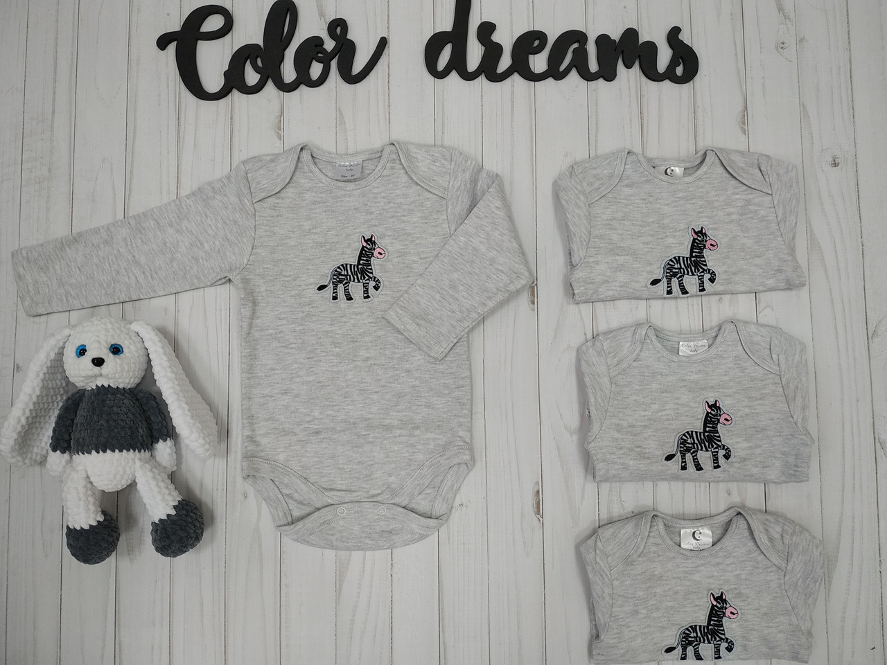 

Боди Color Dreams 1023/1 56 Серый