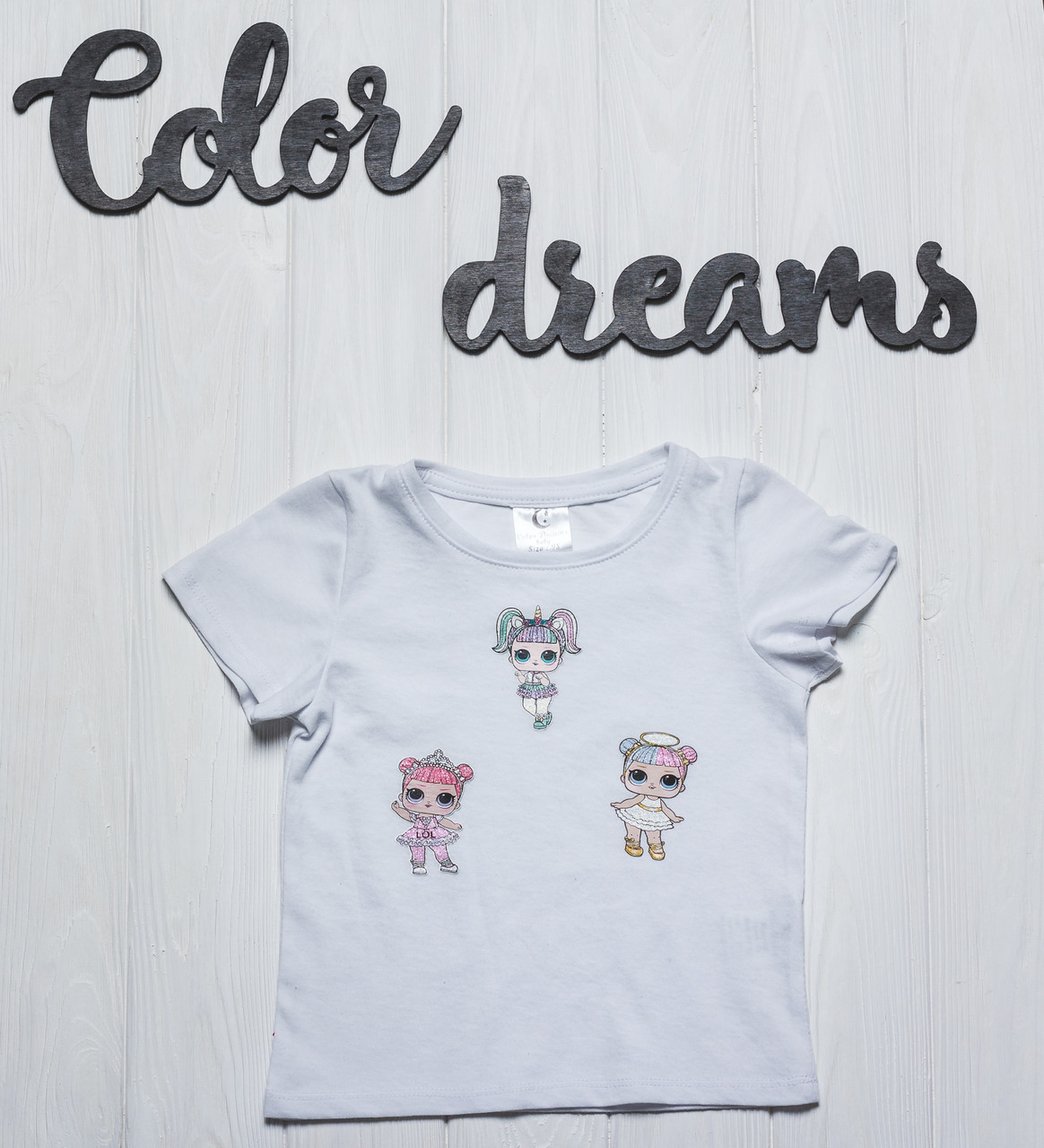 

Футболка Color Dreams 1045 110 Белая