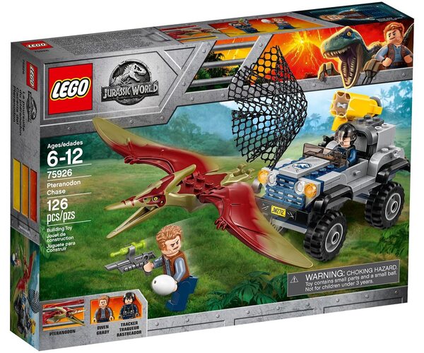 

Конструктор LEGO Jurassic World Погоня за Птеранодоном (75926)