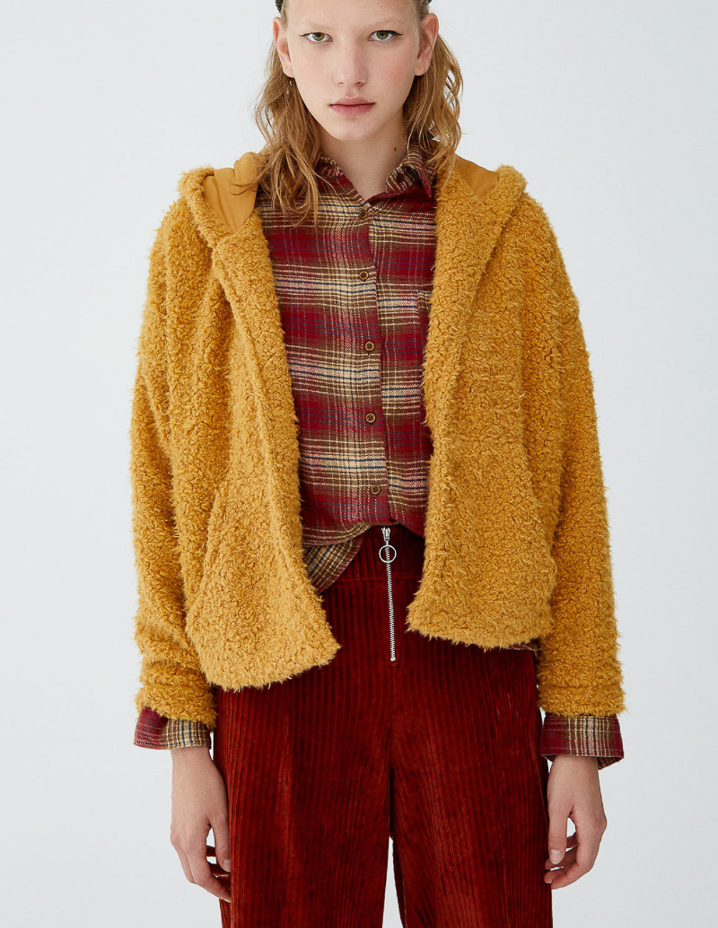 

Куртка PULL & BEAR Ж1052687 (9581/304/305) цвет коричневый S