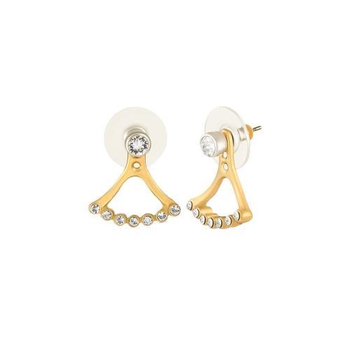 

Серьги Colibra гвоздики с дугой из кристаллов Swarovski P14539Au