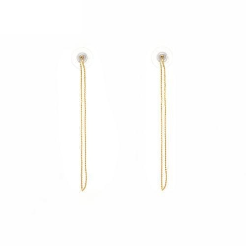 

Серьги Colibra цепочки в позолоте 24 карата P8209Au