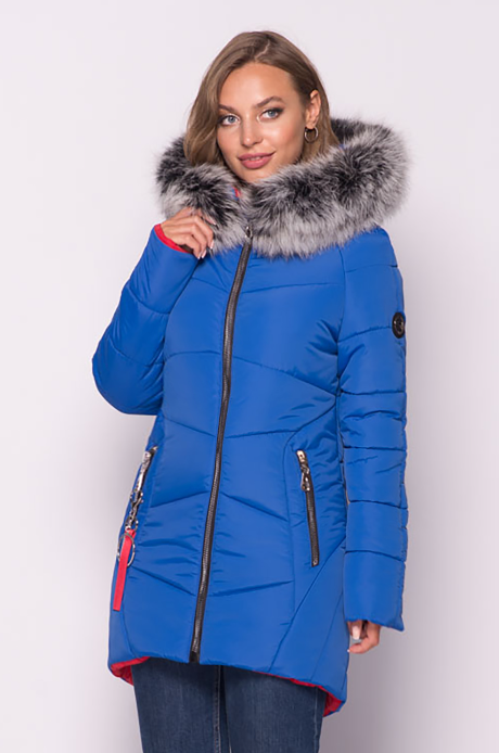 

Женская куртка зимняя MODA 000318-2 ()  Синий (000318-2 B, Женская куртка зимняя MODA 000318-2 (46) M Синий (000318-2 B)