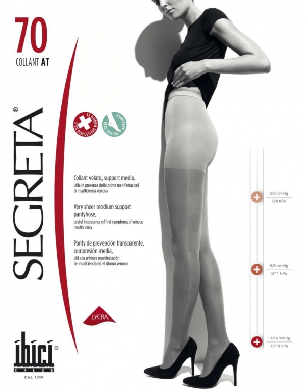 

Компрессионные колготки Segreta Classic 70 den nature 3