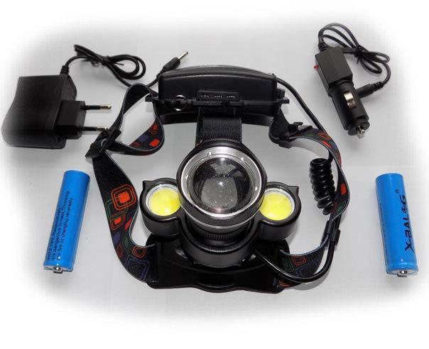 

Фонарь налобный Bailong Police BL-878 T6 COB Black