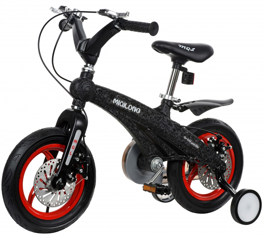 

Детский велосипед Miqilong GN Черный 12" (MQL-GN12-Black) (680576161345)