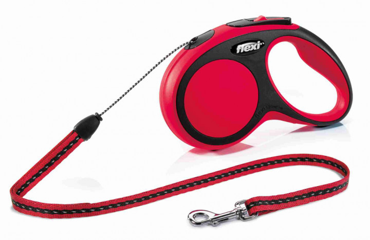 

Поводок - рулетка 5 м до 20 кг flexi New COMFORT Cord Leash M красная Flexi BGL-FL-205