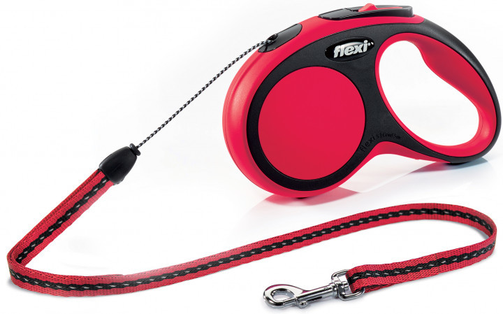 

Поводок-рулетка Flexi New Comfort S 5 м Красный (4000498028841)