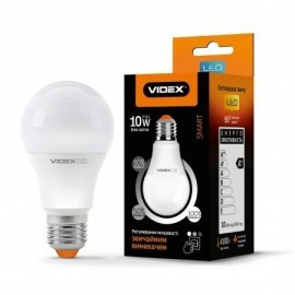 

LED лампа VIDEX A60e 10W E27 4100K 220V с регулировкой яркости