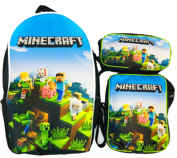 

Набор CrazyBags Minecraft 3 в 1: Рюкзак + Сумка + Пенал Майнкрафт (M240L)