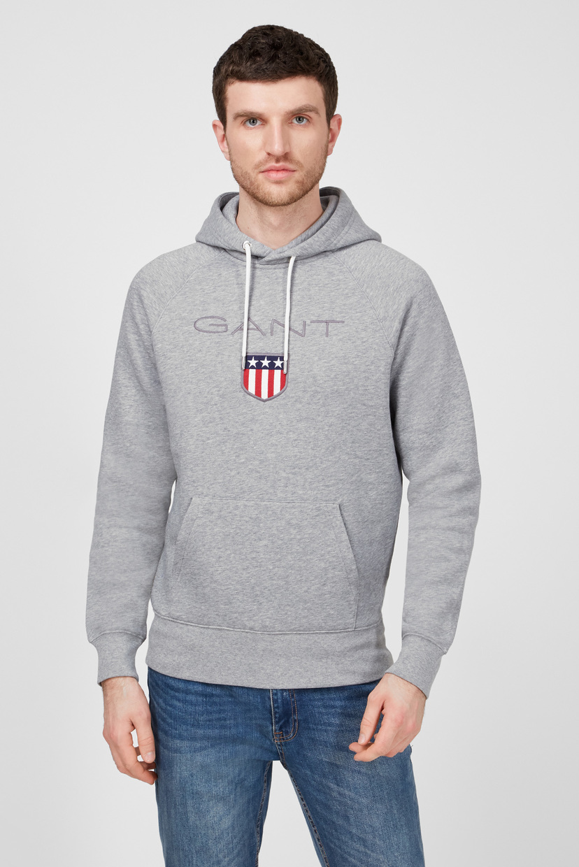 

Мужское серое худи SHIELD Gant XXL 276310