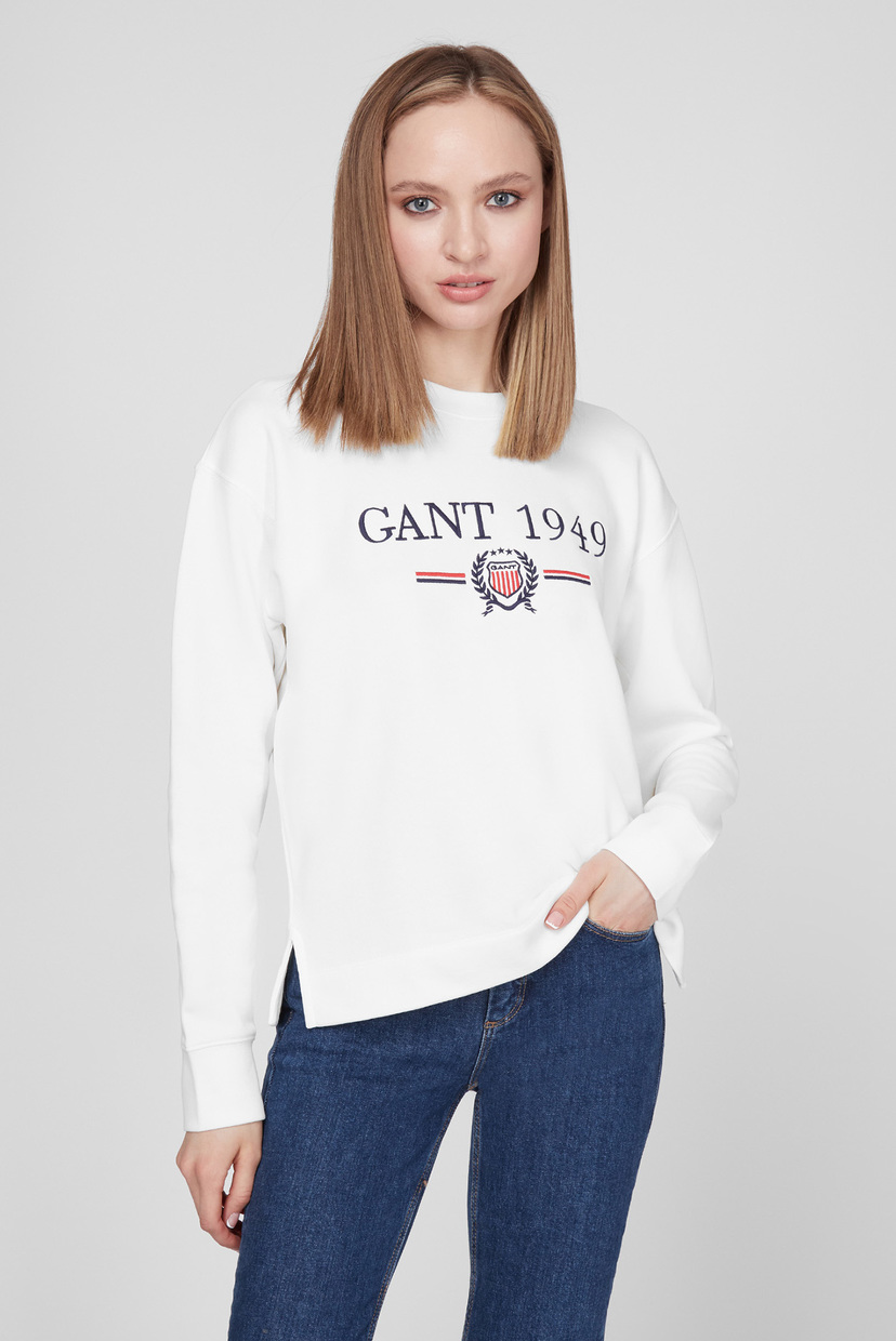 

Женский белый свитшот Gant XS 4204691