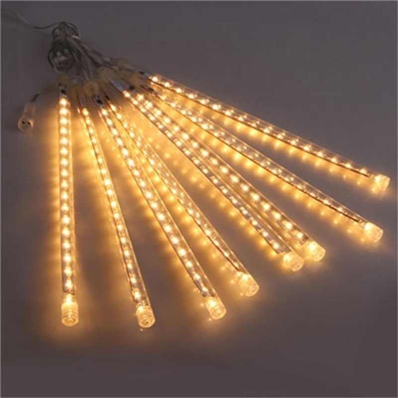 

Уличная LED гирлянда Тающие Сосульки, Метеоритный Дождь Starlight, 2*0,5 Теплый белый, 320 Диодов Силикон 8 Сосулек