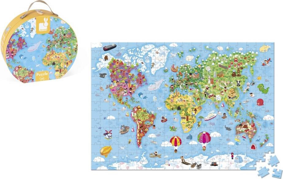 Акція на Пазл Janod Карта мира 300 элементов (J02775) (3700217327750) від Rozetka UA