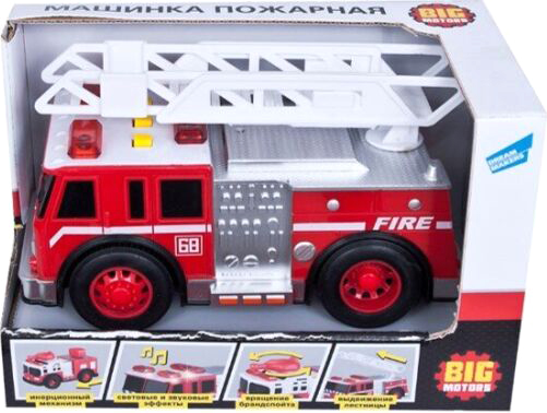 

Игрушка Big Motors Машина пожарная с лестницей (4812501164367-1)