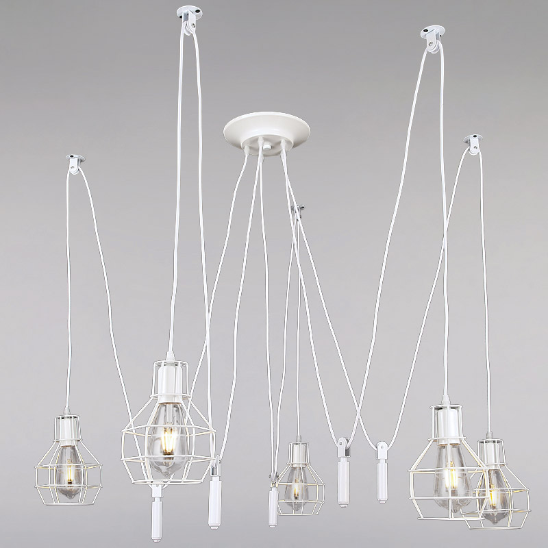 

Люстра подвесная Light House LS-13978/5 WH белая