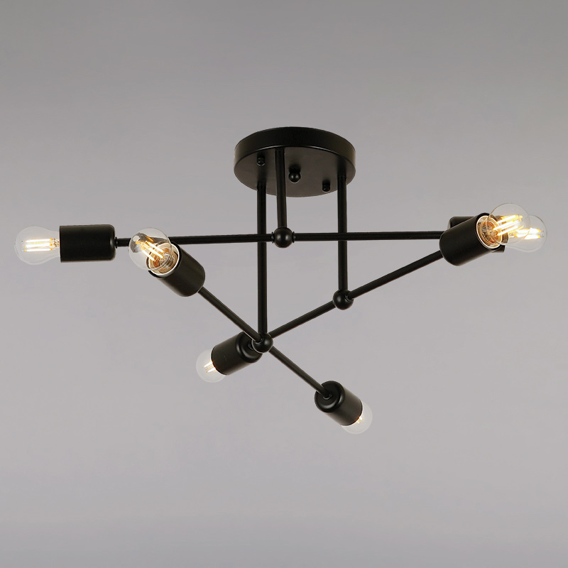 

Люстра потолочная Light House LS-13917/6 BK черная