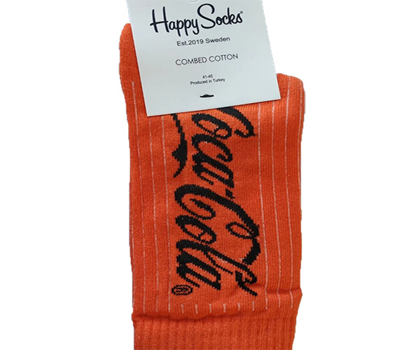 

Носки мужские Happy-Socks в стиле Coca Cola 41-45 оранжевые