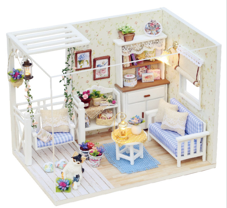 

3D румбокс конструктор миниатюрный дом Cute Room Kitten Diary (30106)